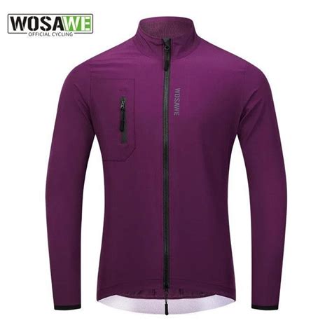 WOSAWE Veste de cyclisme en plein air pour homme coupe vent imperméable