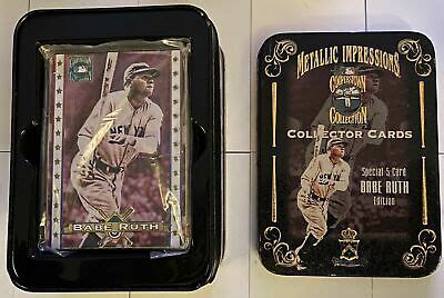 1994 Metallic Impressions Cooperstown Collection Babe Ruth Card Set EBay