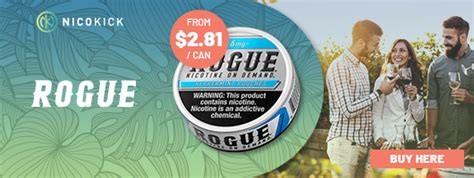 Rogue Nicotine Buy Rogue Nicotine Pouches Online Nicokick