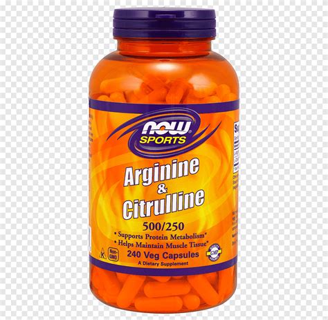 Ornitina arginina y citrulina 500 250 mg 120 cápsulas paquete de 2