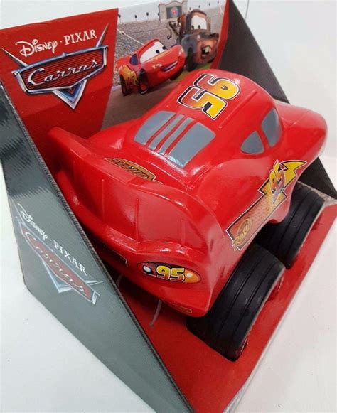 Carrinho Infantil Fofom Vel Disney Pixar Cars Mcqueen Lider