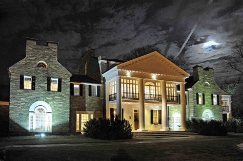 Eerie Photo Of Glenview Mansion At Rockville Civic Center Park