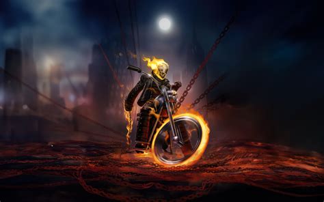 1920x1200 Ghost Rider Riding The Flames 1080P Resolution ,HD 4k ...