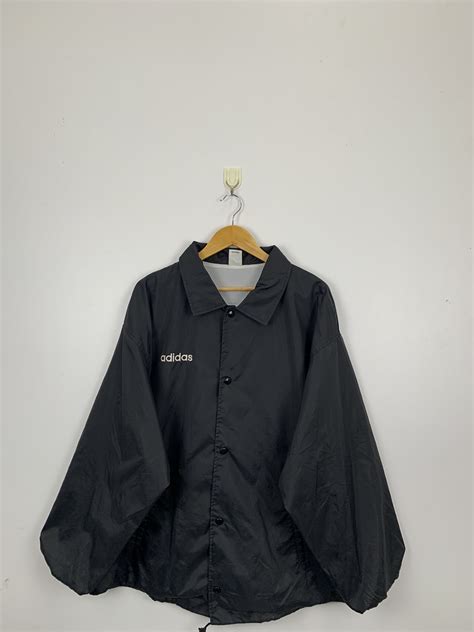 Adidas Vintage Adidas Bomber Button Up Light Jacket Grailed