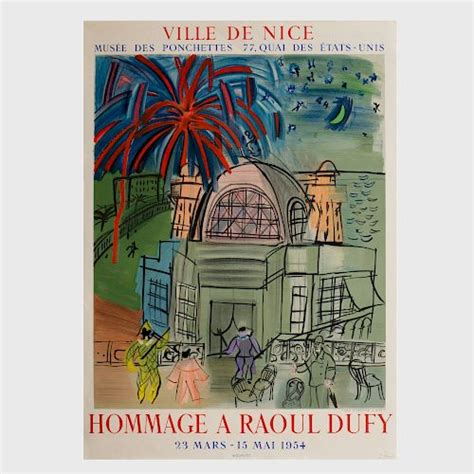 Three Raoul Dufy Posters Sold At Auction On 28th September Stair