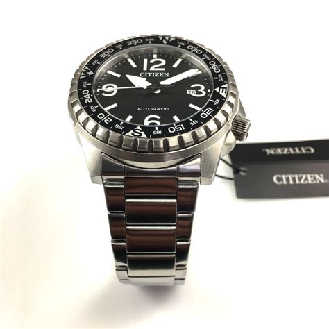 Men S Citizen Automatic Steel Diver S Style Watch Nj E Ebay