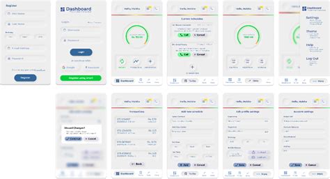 Mobile Dashboard Neumorphic Design Figma