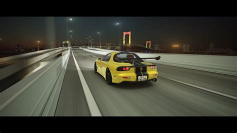 Assetto Corsa Rx7 Fd3s Night Drive On Shutoko Revival Project Youtube