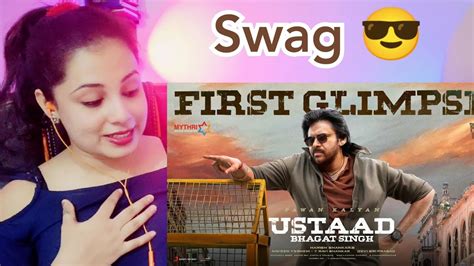 Ustaad Bhagat Singh First Glimpse Reaction Pawan Kalyan Sreeleela