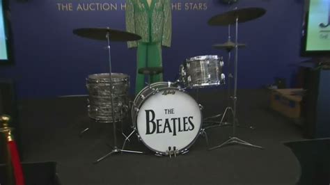 Ringo Starrs Beatles Drum Kit Sells For 22m At Auction Youtube