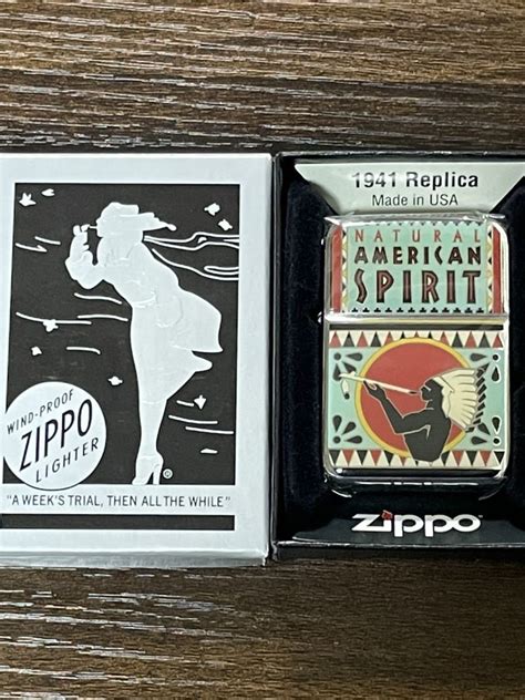 直営店 zippo アメリカンスピリット 天然石 ターコイズ 限定品 2004年製 kids nurie