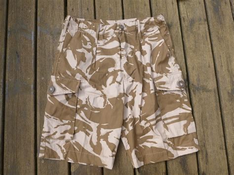 British Army Lightweight Desert Shorts Trousers Milit… Gem