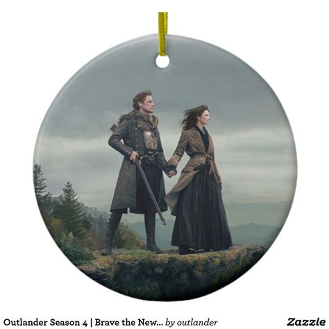 Outlander Season 4 Brave The New World Ceramic Ornament Outlander