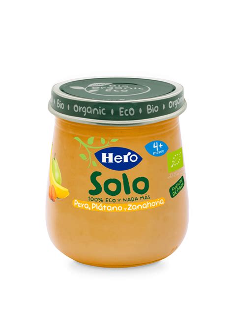 Tarrito Puré Ecológico Fruta Y Zanahoria Eco Hero Baby