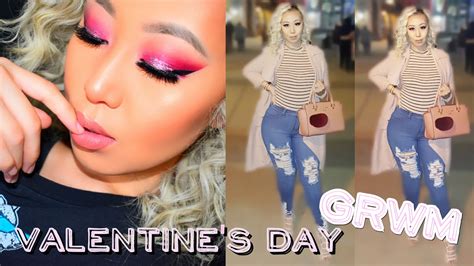 GRWM Valentine S Day Makeup Hair And Outfit YouTube