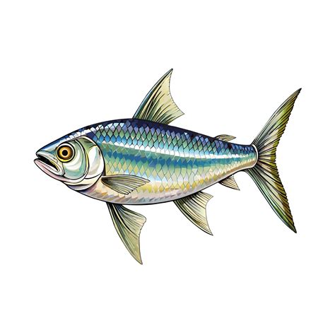 Desenhos De Peixe Realista - Peixe realista desenhado à mão Sardinhas ilustração de animais de ...
