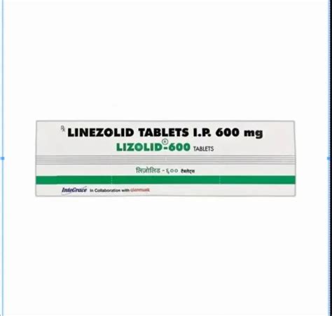 Mefro LINOPIL Linezolid Tablets IP 600 Mg Packaging Size 10X10 At