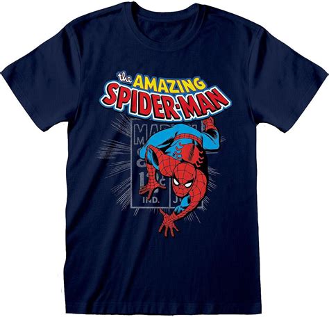 Mens Marvel Comics T Shirt The Amazing Spider Man Tee Uk