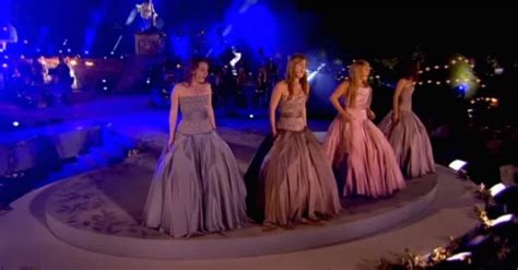 4 Women Line Up Outside A Castle In Beautiful Gowns. Now Listen Closely ...