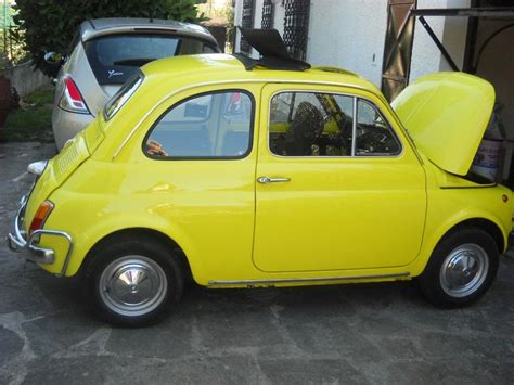 1971 Fiat 500 Model L Luxury Yellow for sale