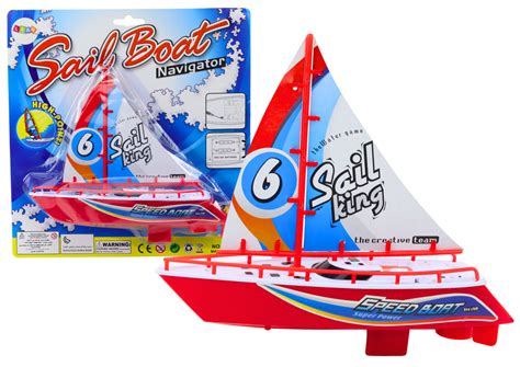 Floating Boat Battery Powered Water Toy Red | Toys \ Bath toys