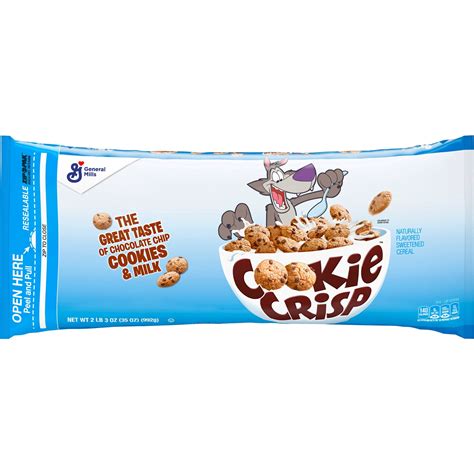 General Mills Cookie Crisp Breakfast Cereal Chocolate Chip Cookie