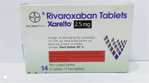 Rivaroxaban Xarelto Mg Tablet Bayer Zydus Pharma Pvt Ltd Packaging