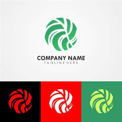 Abstraktes ökologie unternehmens branding logo design design vorlage