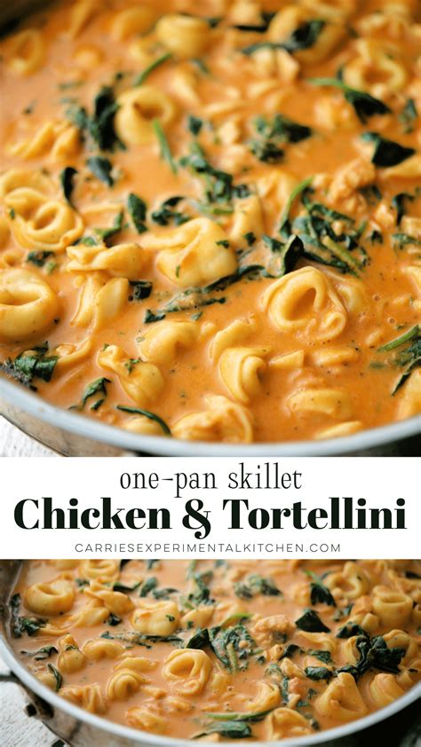 Skillet chicken and tortellini – Artofit