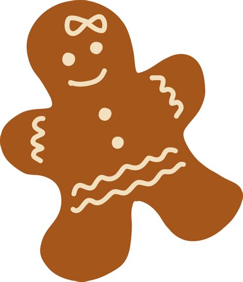 Doodle Freehand Sketch Drawing Of Ginger Bread Cookie 12300744 Png