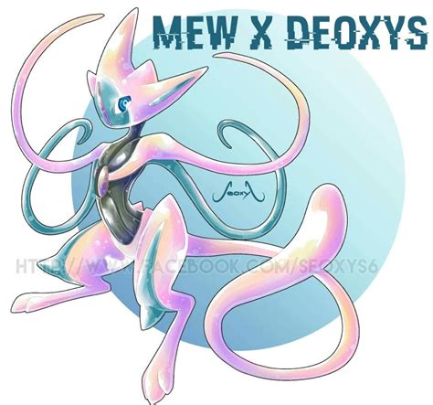 Mew Deoxys With Images Pokemon Fusion Art Pokemon Fusion