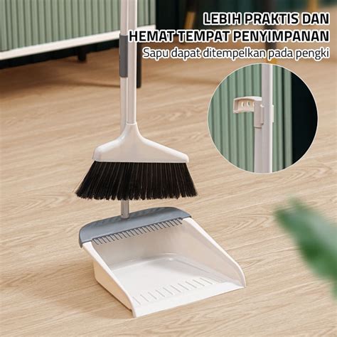 Jual Gm Bear Sapu Gki Set Broom Set Dustpan Kombinasi Sapu Gki