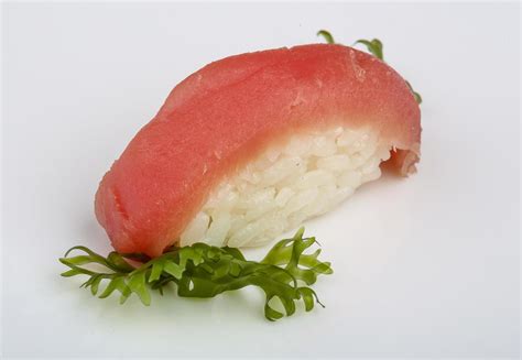 Tuna sushi dish view 12879703 Stock Photo at Vecteezy