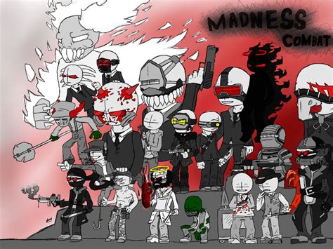 Madness combat characters by madness-bro on Newgrounds