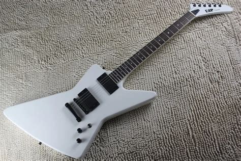 Alpine White Esp James Hetfield S Explorer Electric Guitar Custom Esp