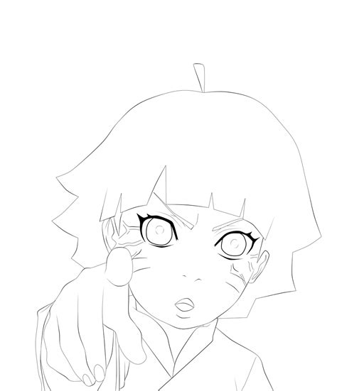 Himawari Lineart 2 By Everlastingdarkness5 On Deviantart