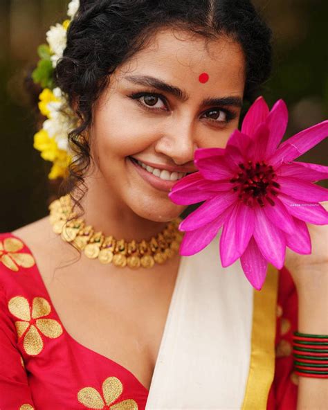 Download Anupama Parameswara Pink Flower Wallpaper | Wallpapers.com