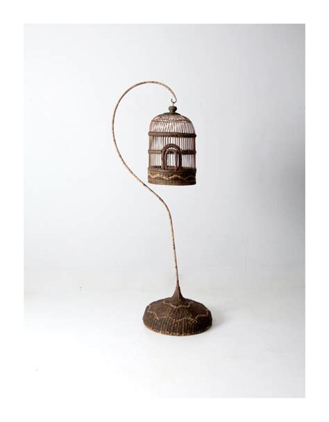 Vintage Bird Cage With Stand