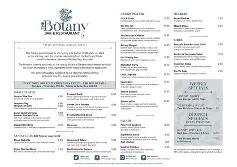 Botanist Christmas Menu 2022 – Get Christmas 2022 Update