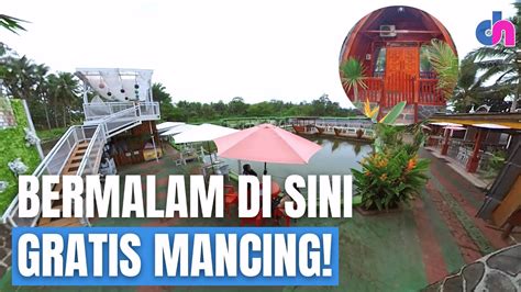 Menginap Di Villa Pemancingan Raja Gratis 3 Jam Mancing Ikan