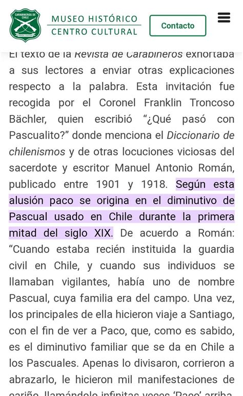 Indaqui on Twitter De dónde proviene la palabra Paco la historia lo