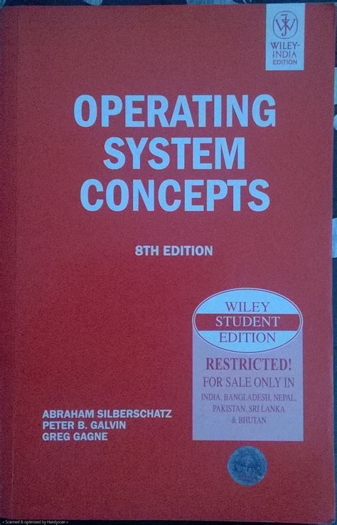 Operating System Concepts Fourth Edition