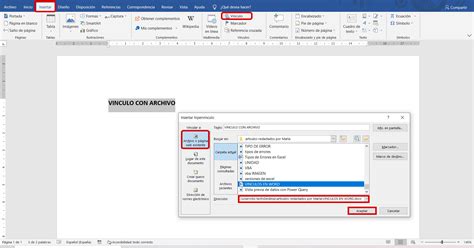 Cap Tulo C Mo Insertar V Nculos En Word