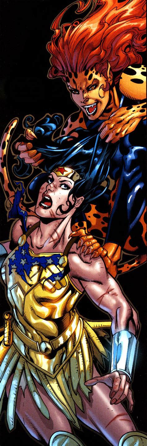 Wonder Woman Vs Cheetah By Aaron Lopresti Cheetah Wonder Woman