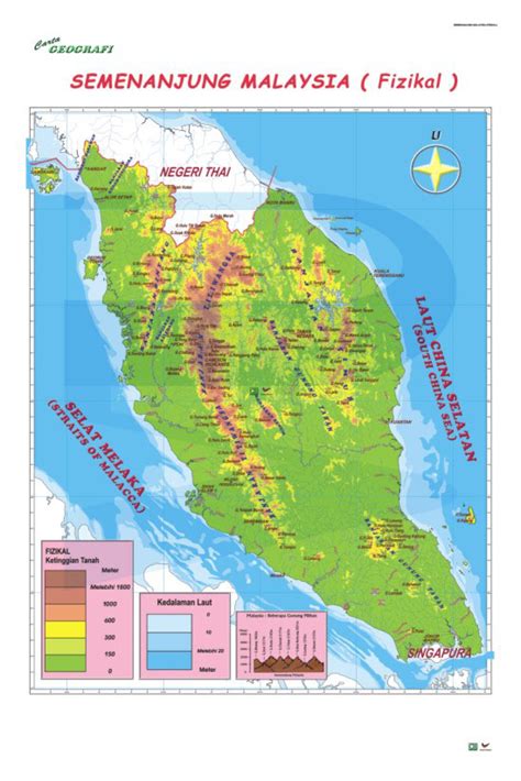 Semenanjung Malaysia (Fizikal) - Progressive Scientific Sdn. Bhd.