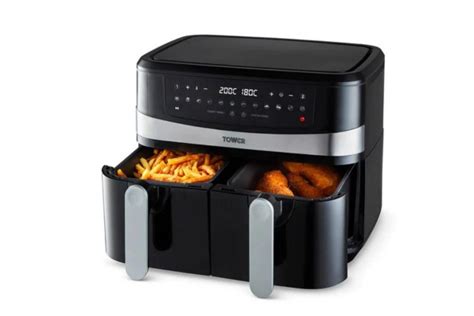 Tower T17088 9l Dual Basket Vortx Air Fryer Now £119 With Free Delivery Extreme Bargains