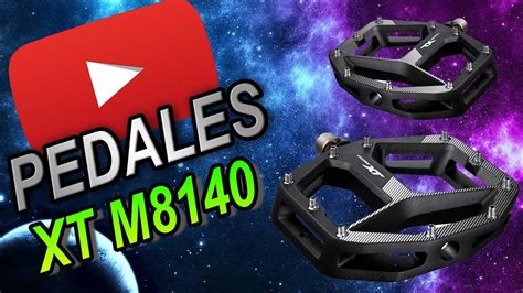 Review PEDAL SHIMANO DEORE XT M8140 FLAT PEDAL ALUMINIO YouTube