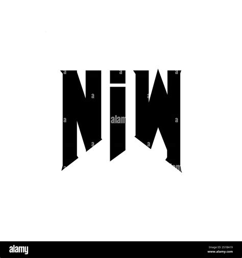 niw logo design  res stock photography  images alamy