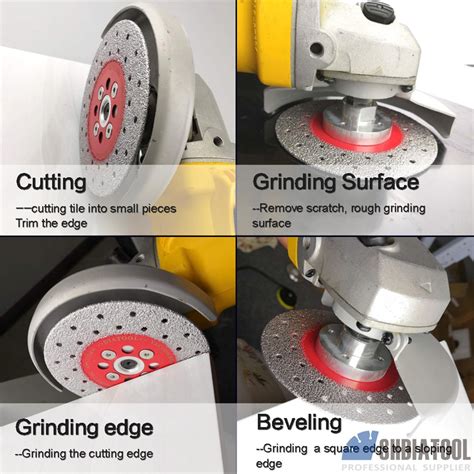 Double Sided Vacuum Brazed Diamond Cutting Grinding Disc