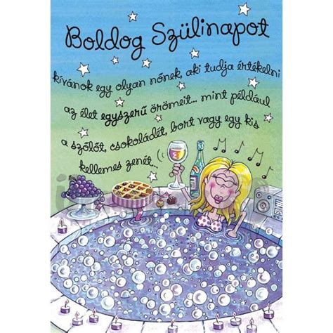 Boldog Szülinapot Jacuzzi Képeslap | Party Kellék Webshop